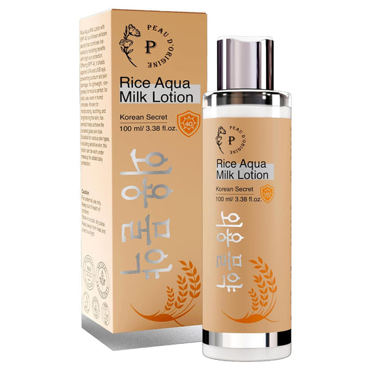 Peau D’origine Rice Aqua Milk Lotion with SPF40 (100 ml, 3.38 fl.oz)